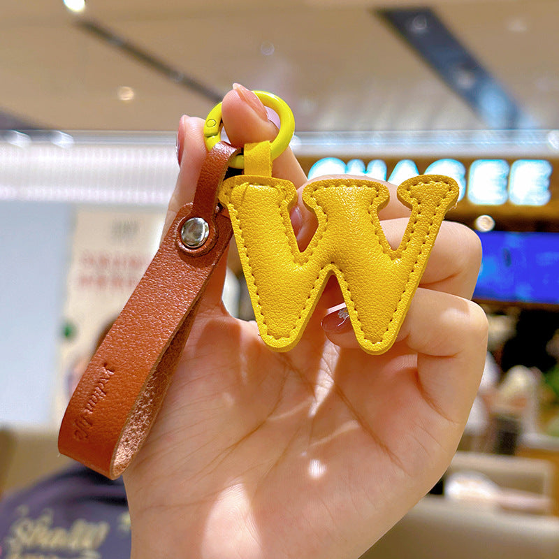 Wholesale Leather Keychains With English Letters
